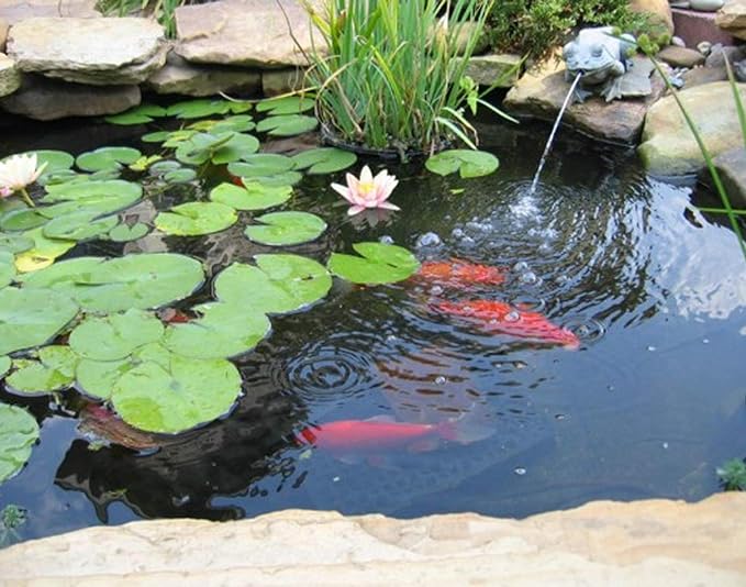 10 x 13 Feet Pond Liner, 20 Mil Pond Liners for Outdoor Ponds, Black LDPE Pond Liner for Waterfall, Fish Koi Ponds, Garden Fountain-VerdiqueGarden