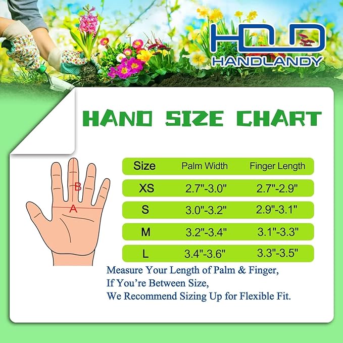 HANDLANDY Long Gardening Gloves for Men & Women, Thorn Proof Rose Pruning Gloves Leather Gauntlets Garden Glove Yard Work Glove (Small, Green)-VerdiqueGarden