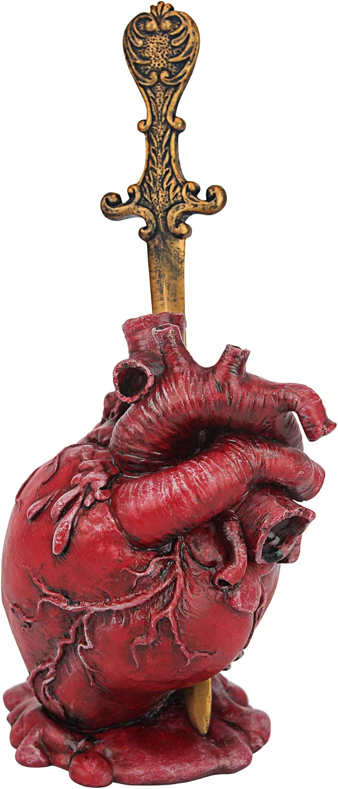 Design Toscano Edgar Allen Poe s Tell-Tale Heart Statue 5 Inch-VerdiqueGarden