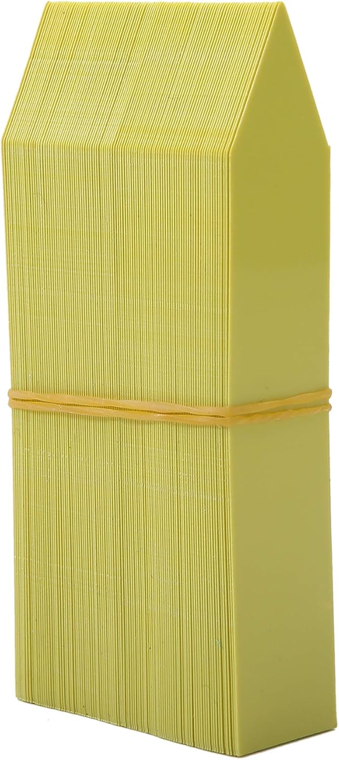 1000 Pcs 4 Inch Garden Plant Labels, Plastic Nursery Tags Waterproof Pot Seed Markers, Yellow-VerdiqueGarden