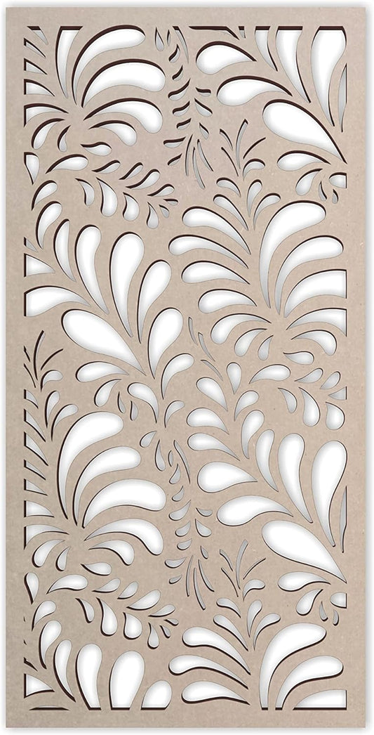 Wooden Flower Pattern Lattice - Home Decor Mandala Wall Art, Wall Panels, Overlays, Trellis, Privacy Screens & Yard Decor-VerdiqueGarden