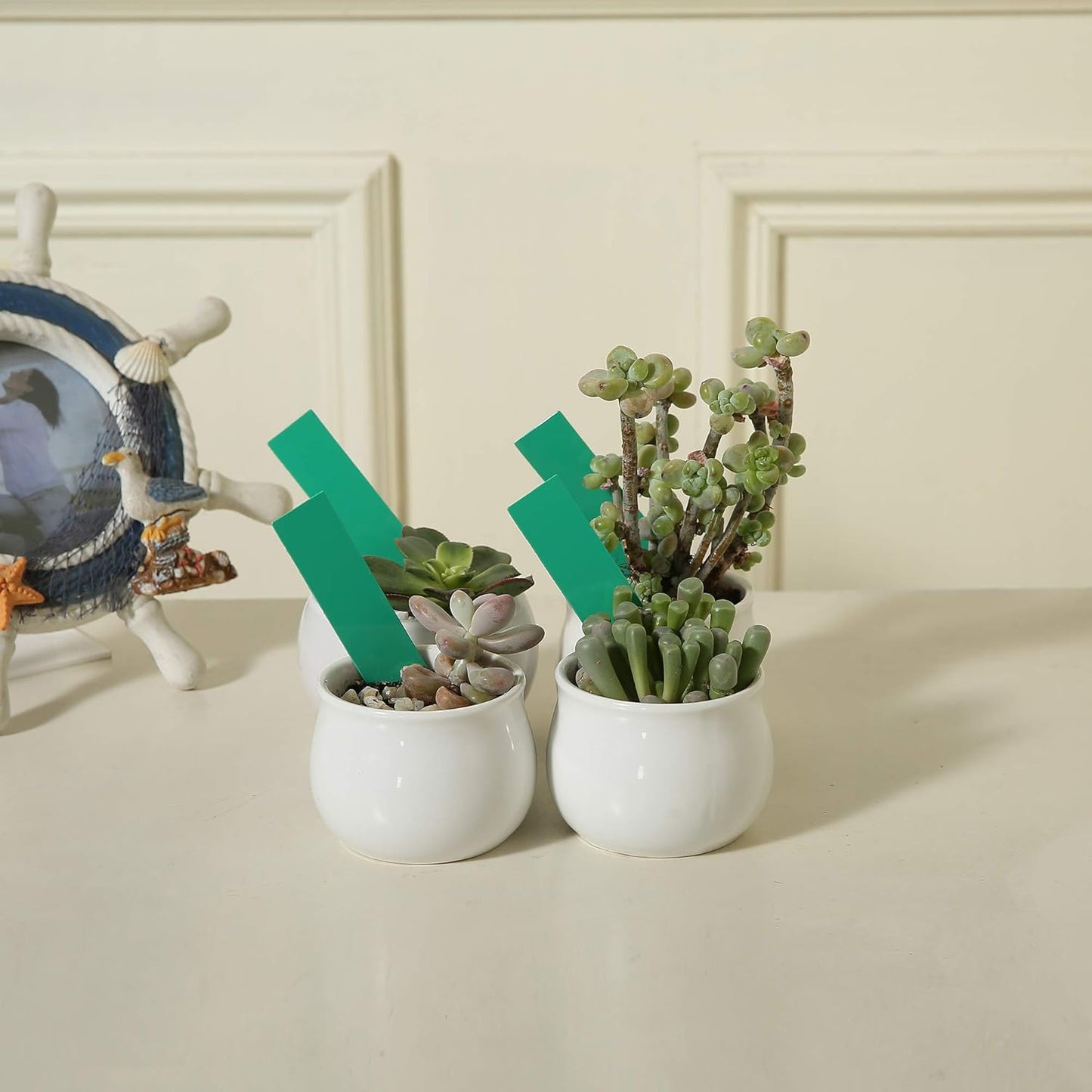 1000 Pcs 4 Inch Garden Plant Labels, Plastic Nursery Tags Waterproof Pot Seed Markers, Green-VerdiqueGarden