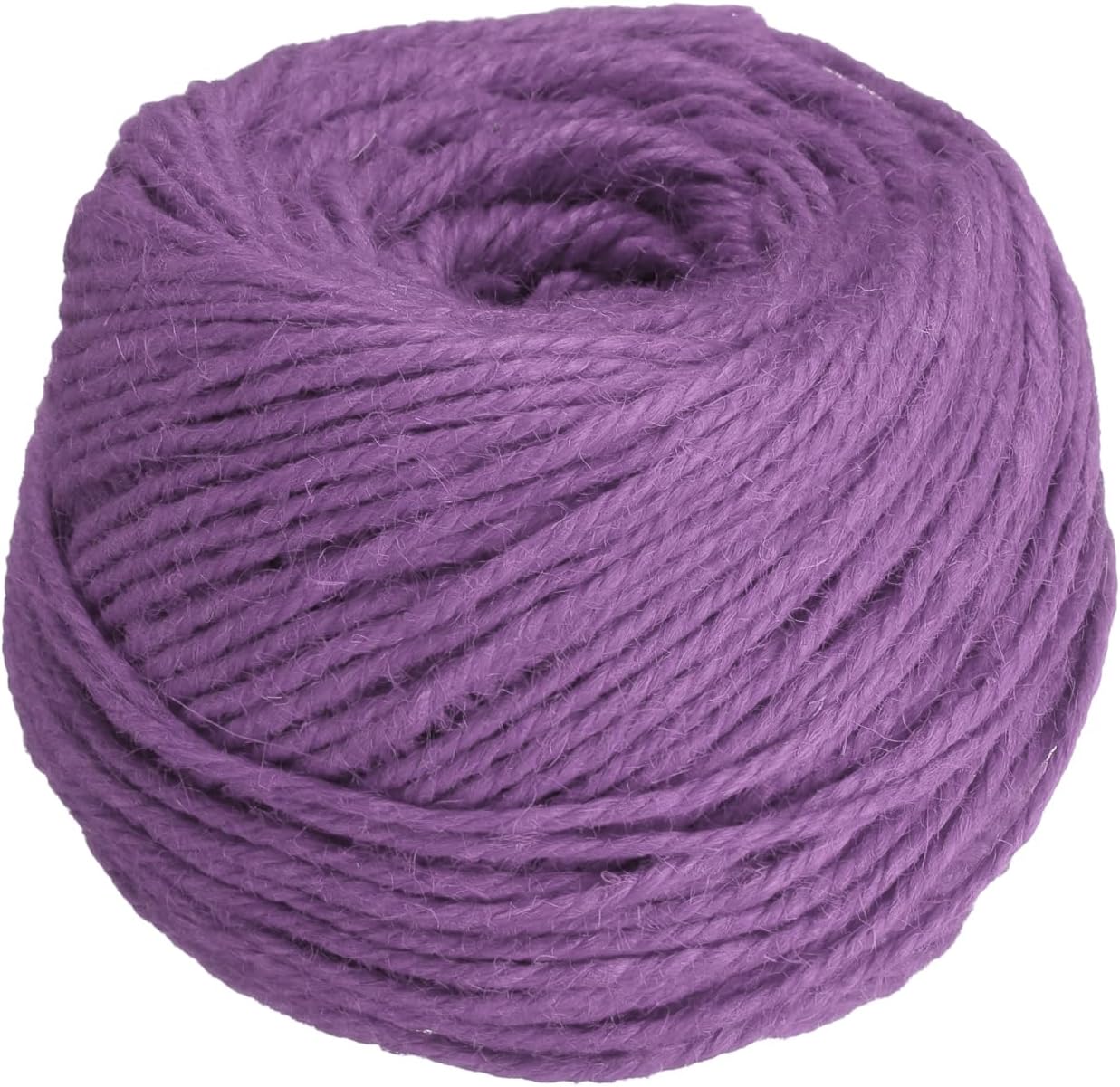 uxcell 328 Feet Natural Jute Twine String,3mm Thin Garden Twine Rope Colored Plant String Cord for DIY Art Crafts Gift Wrapping Decoration Packing Gardening Plant Hanger,Light Purple-VerdiqueGarden