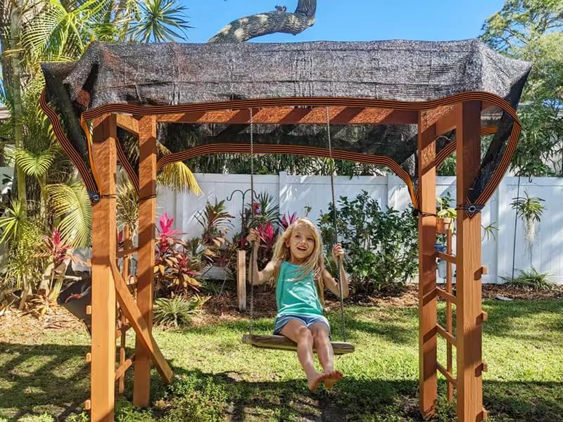 Shade Cloth - for Plants Greenhouse, 70% Sunblock Shade Sails -for Outdoor Garden Pergola Patio Lawn Kennel Chicken Coop Easier to Hang Plant Shade Net Cover-VerdiqueGarden