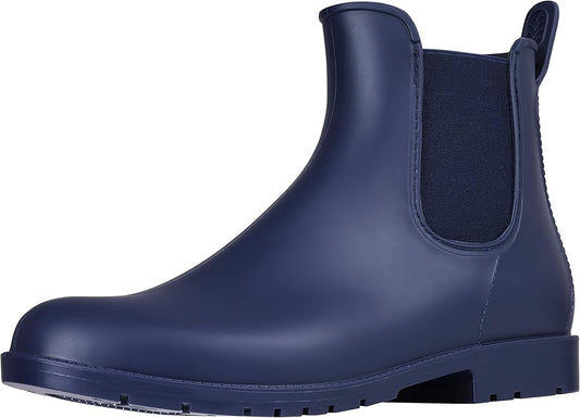 Asgard Women's Ankle Rain Boots Waterproof Chelsea Boots-VerdiqueGarden