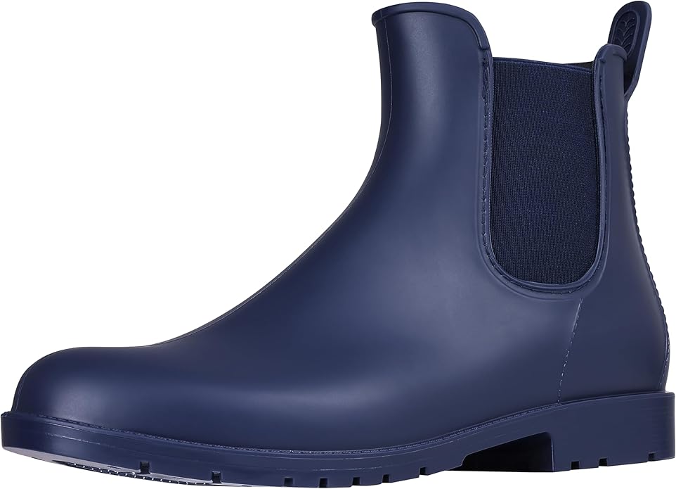 Asgard Women's Ankle Rain Boots Waterproof Chelsea Boots-VerdiqueGarden