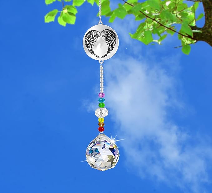 Memorial Gifts Crystal Suncatcher,Unique Sympathy Gifts for Loss of Loved One,Rainbow Maker Bereavement Gifts Box for Loss of Father Mom Dad Son Daughter Husband Brother Grandmother (Son)-VerdiqueGarden