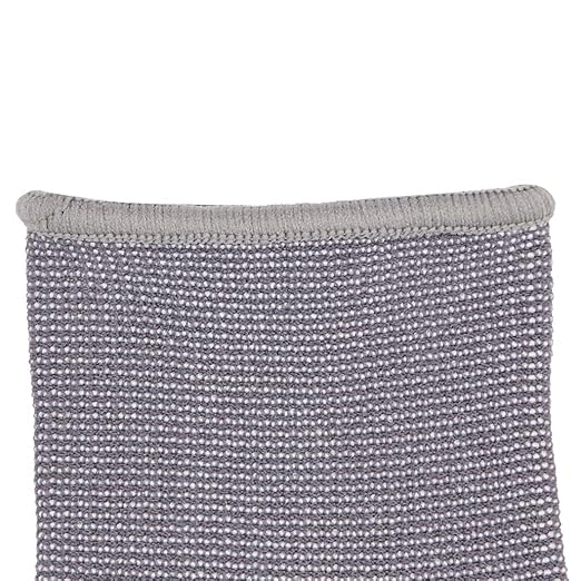 Amazon Basics Micro-Foam Nitrile Coated Work Gloves, Nylon Liner Fiber, Touch Screen, Grey, Size 6/XS, 12-Pair-VerdiqueGarden