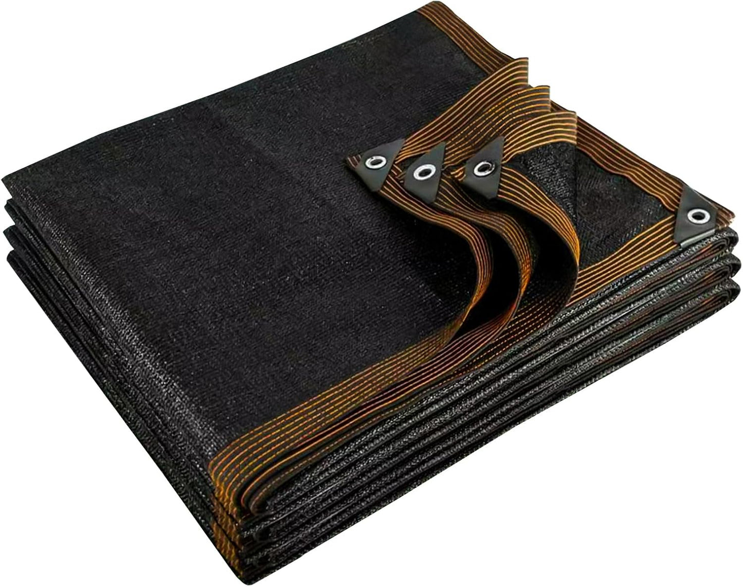 QLOFEI Shade Cloth for Garden, 70% Sun Screens for Patio Pergola Outdoor, Easy to Hang Mesh Tarp Shade Cloth with Grommets, Shade Neting Cover for Kennel Chicken Coop Plant Shade Sail, 4x10 FT-VerdiqueGarden