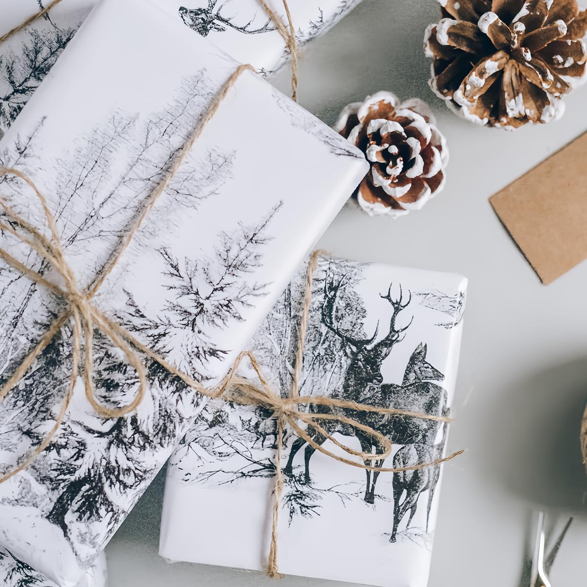 ARISKEY Natural Jute Twine,3ply String for Crafts 656 Feet Brown Cord Suitable for Crafting and Weaving Projects,Gardening Purposes and Outdoor Heavy-Duty Use-VerdiqueGarden