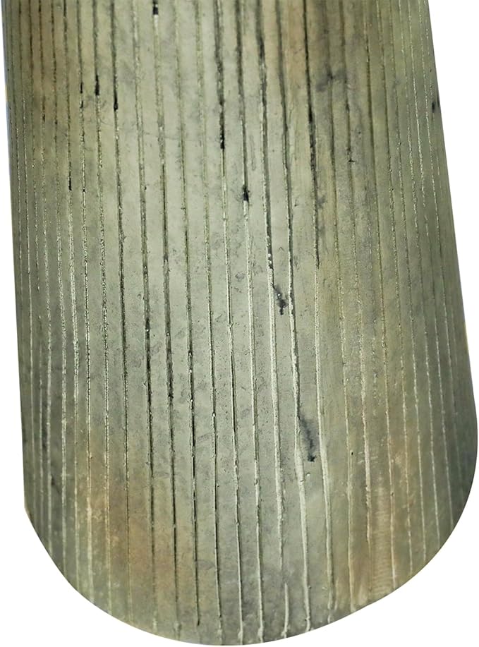 SunJet 24.4inches Tall Fiber-Reinforced Concrete Bird Bath - Modern Minimalist Style Outdoor Birdbaths & Feeder Combo for Outdoors Patio Garden Yard Lawn Decor-VerdiqueGarden