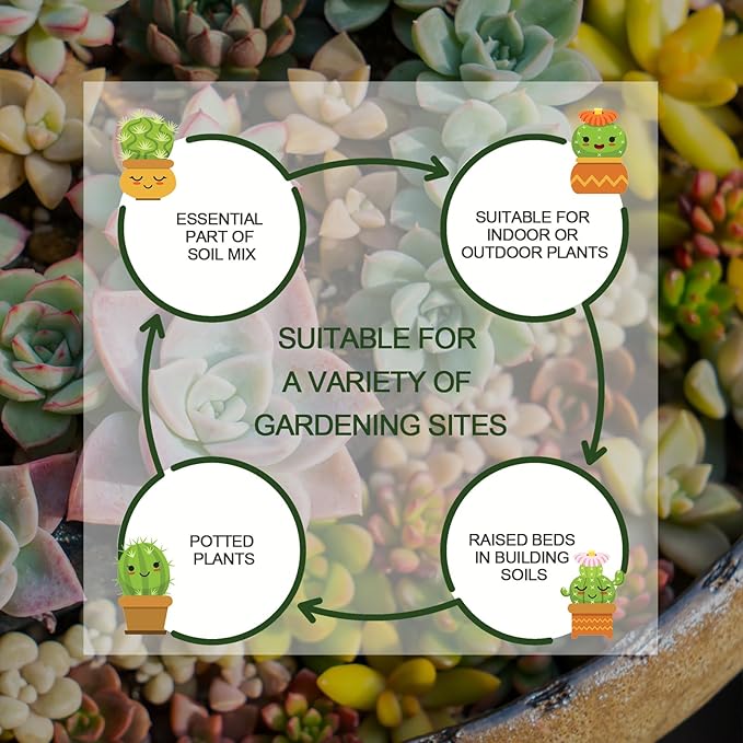 10QT Horticultural Vermiculite Bulk, Organic Vermiculite for Plants, Course Grade Vermiculite for Gardening, for houseplants, for Mushrooms, to Maintain Soil Moisture and Plant Growth(5-8mm)-VerdiqueGarden