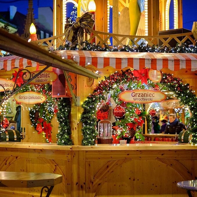 weillsnow White Christmas Fairy Lights Plug in, 200 LED 66FT Waterproof Christmas String Lights, 8 Modes with Memory for Outdoor Indoor Wedding Garden Christmas Decorations (66FT, White)-VerdiqueGarden