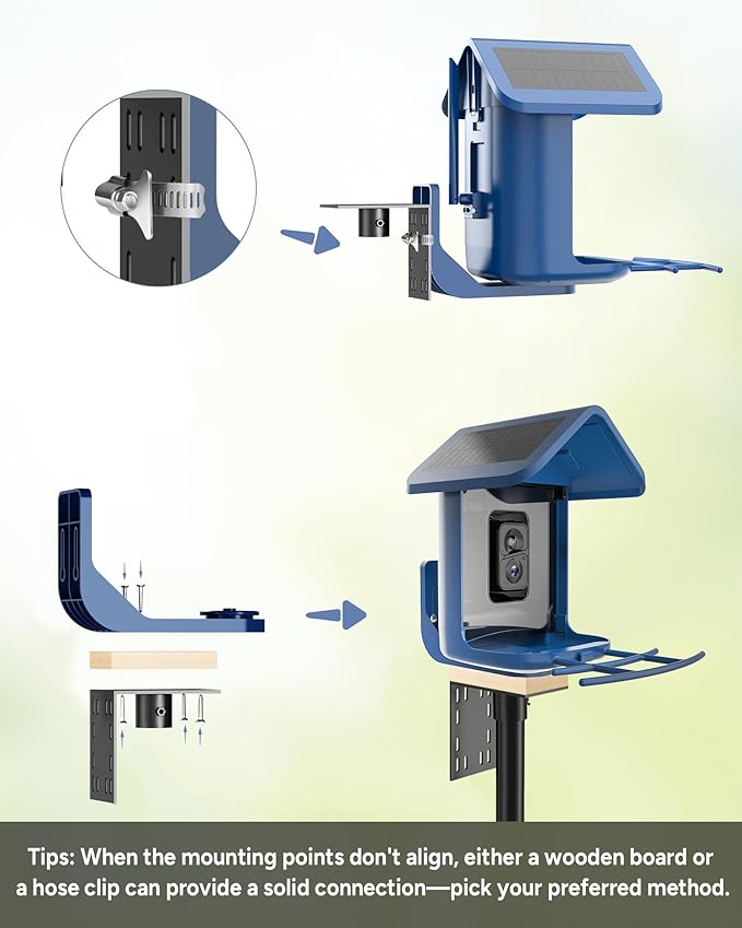 Bird Feeder Pole Stand – 90 Inch Height Feeding Station with 1-Inch Dia Heavy Duty for Hanging Feeders, Bird House Pole Mount Kit for Outdoor, Slip-Fit Connection-VerdiqueGarden