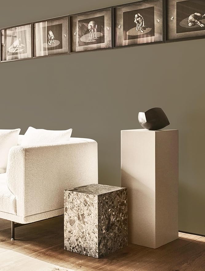 Dimoon 78.7''x15.7'' Etoupe Skin Peel and Stick Wallpaper Contact Paper Modern Self Adhesive Wall Paper Removable Renter Friendly Textured Solid Shelf Cabinet Vinyl Roll (78.7''x15.7'',Etoupe Skin)-VerdiqueGarden