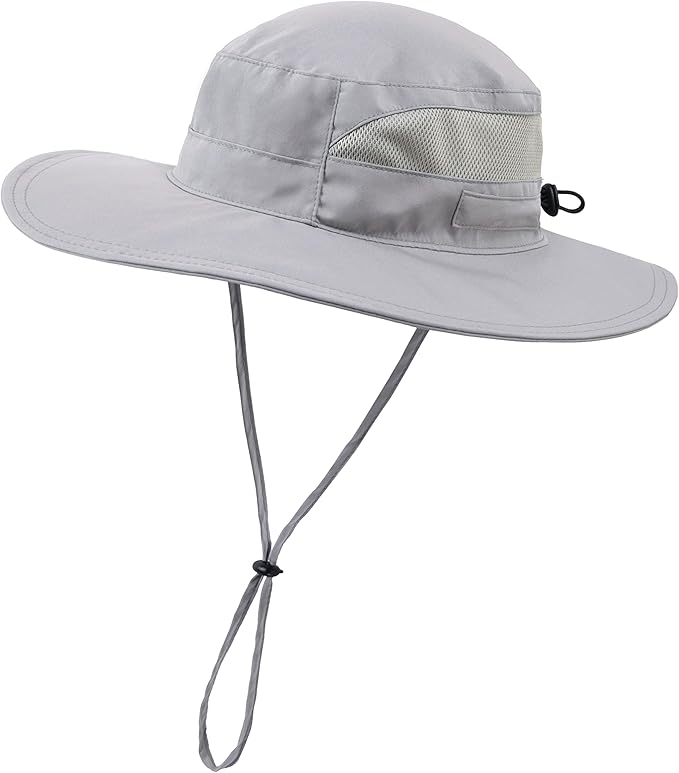 Connectyle Women's UPF 50+ Sun Hat UV Protection Wide Brim Bucket Hat Summer Beach Hats Fishing Hiking Outdoor Safari Hats-VerdiqueGarden