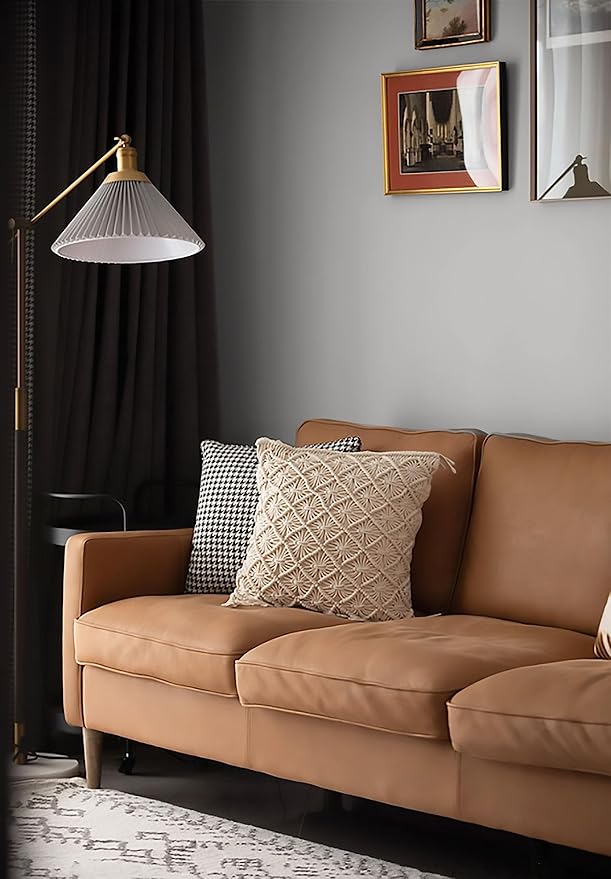 Dimoon 78.7''x17.7'' Grey Peel and Stick Wallpaper Contact Paper Modern Self Adhesive Wall Paper Removable Renter Friendly Textured Solid Color Shelf Cabinet Vinyl Roll (78.7''x17.7'',Grey)-VerdiqueGarden