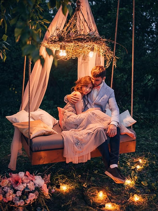 addlon 48FT LED Outdoor String Lights with 25 Edison Vintage Shatterproof Bulbs and Commercial Grade Weatherproof Strand - ETL Listed Heavy-Duty Decorative Lights for Patio Garden-VerdiqueGarden