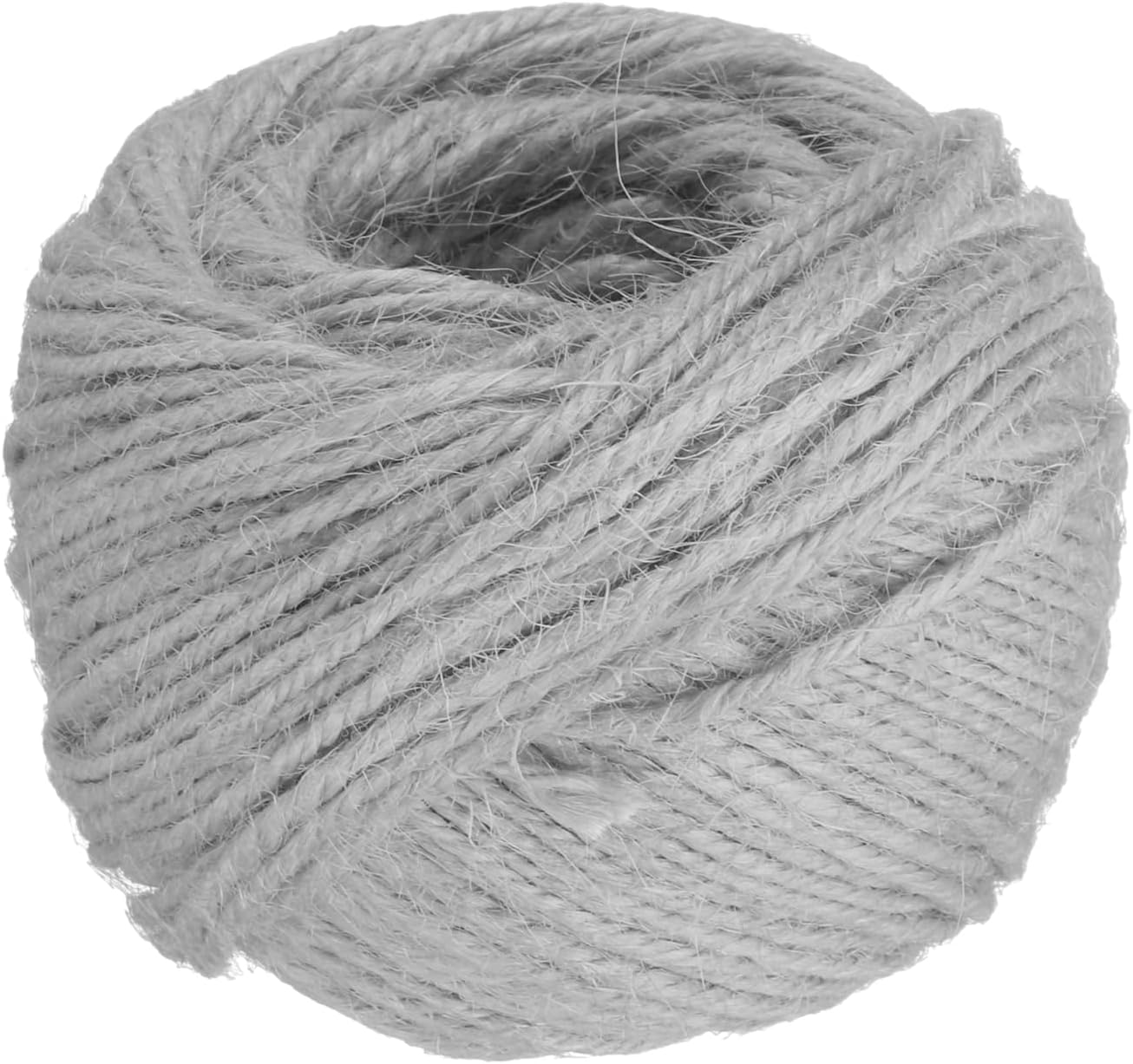 uxcell 164 Feet Natural Jute Twine String,2mm Thin Garden Twine Rope Colored Plant String Cord for DIY Art Crafts Gift Wrapping Decoration Packing Gardening Plant Hanger,Grey-VerdiqueGarden