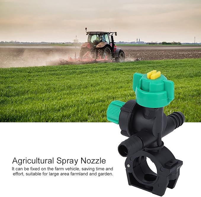 Misting Nozzles, External Thread Agricultural Sprayer Fan Shaped Spraying Nozzle, Hose Drip Irrigation Sprayer Nozzle for Agriculture, 2 Pcs-VerdiqueGarden