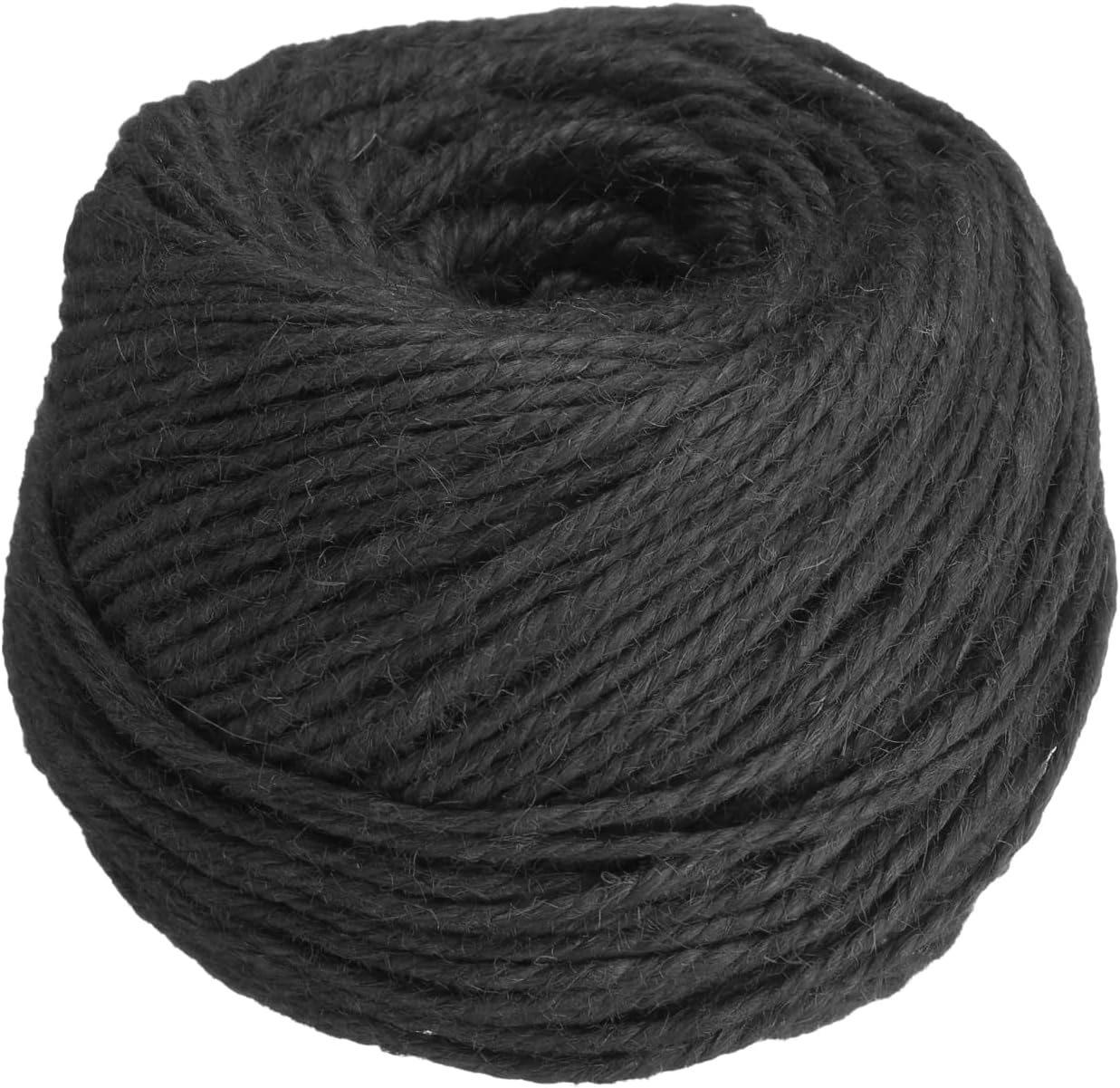 uxcell 328 Feet Natural Jute Twine String,3mm Thin Garden Twine Rope Colored Plant String Cord for DIY Art Crafts Gift Wrapping Decoration Packing Gardening Plant Hanger,Black-VerdiqueGarden