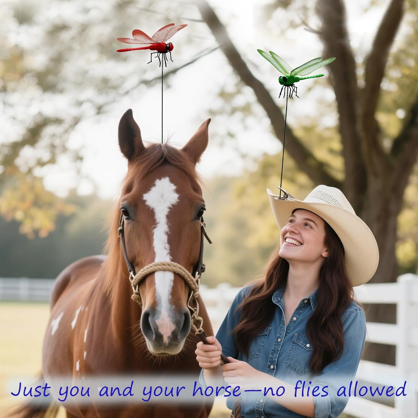 Dragonfly Clip on Hat, Dragonfly Garden Décor, 3D Fake Dragonflies The Deer or Horse Fly Nature Enemy to Scare Garden Fly for Indoor Outdoor (8Pcs-Colorful)-VerdiqueGarden