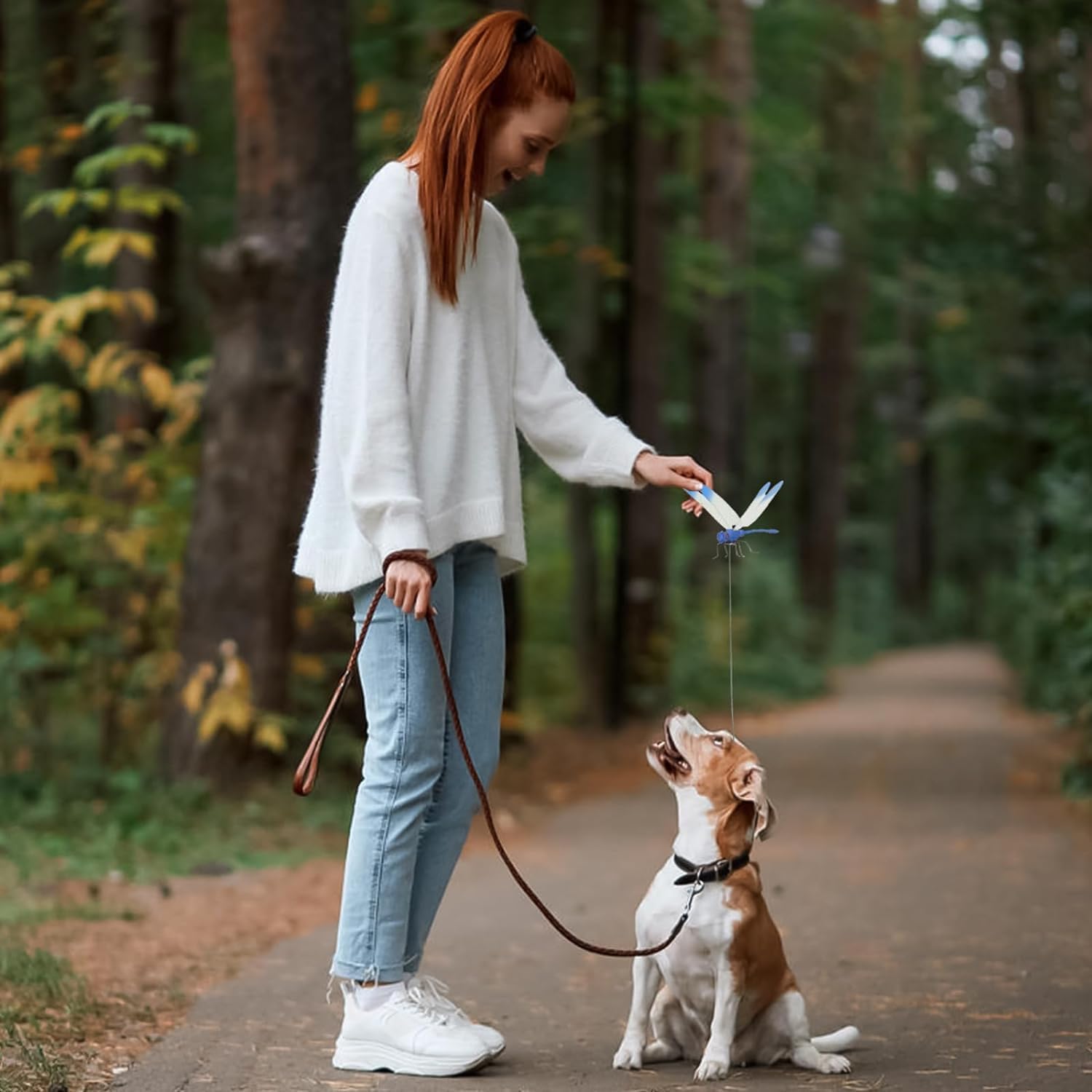 8pcs Dragonfly Hat Clip Realistic Fake Dragonflies Clip-On Garden Outdoor Decor Stakes Plastic Dragon Fly Clips Plant Decorations for Pots-VerdiqueGarden