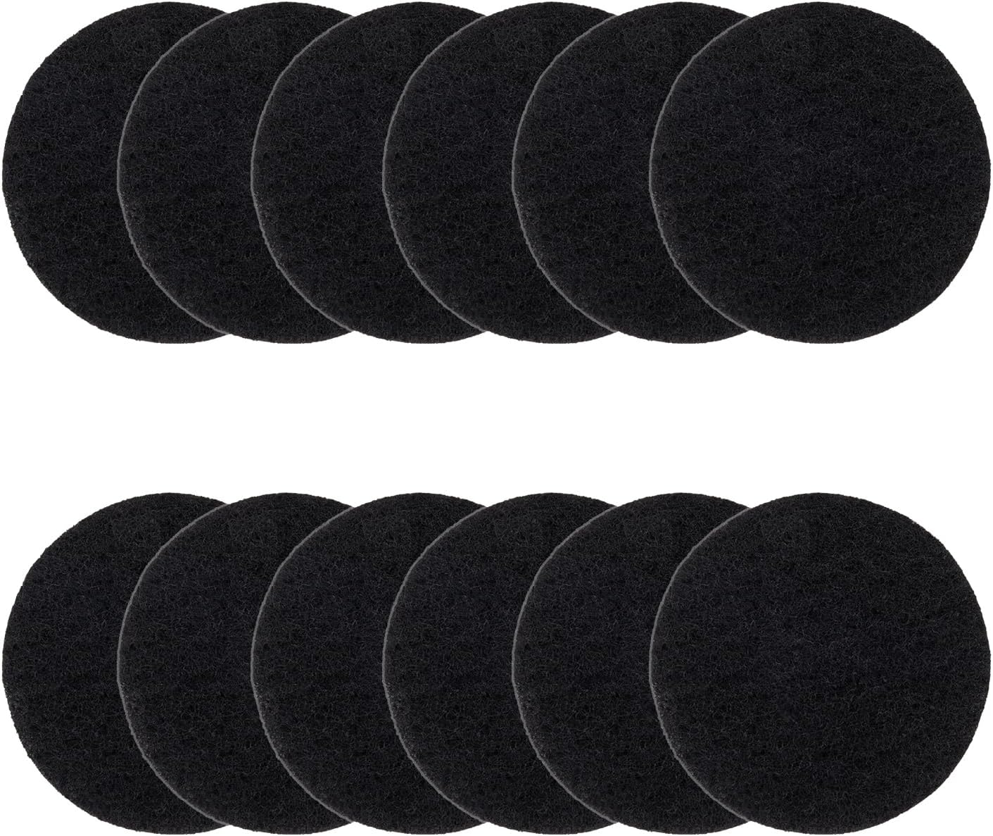 Vipush Charcoal Filters for Kitchen Compost Bin - 12 Pack Activated Carbon Filters for Countertop Bin Pail Replacement, Activated Charcoal Home Bucket Refill Sets-VerdiqueGarden