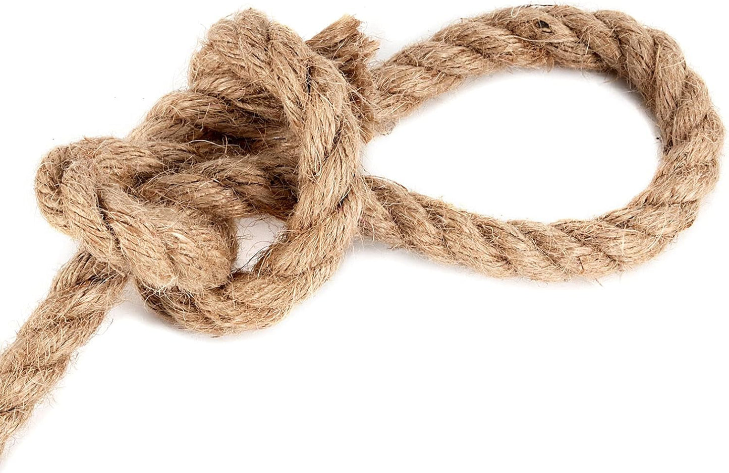 JOIKIT 1/2 Inch 164 Feet Natural Jute Rope, 12mm Thick Twisted Hemp, Jute Twine Manila for Crafts, Gardening, Bundling, Home Decoration-VerdiqueGarden