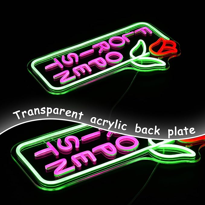 Florist Neon Sign for Business Open Neon Light Flower LED Neon Signs Colorful LED Neon Light for Flower Shop Supermarket Store Decoration-VerdiqueGarden