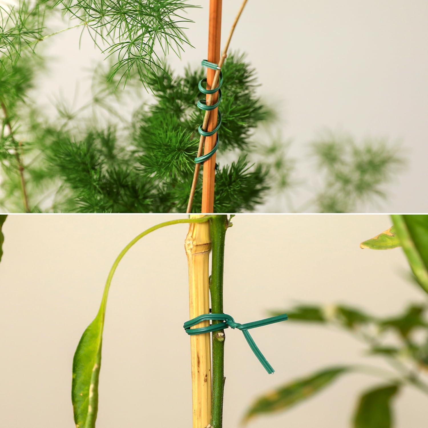 300 Pcs 6 inch Blackish Green Plastic Twist Ties, Cable Ties, for Bags, Gardening Tools-VerdiqueGarden