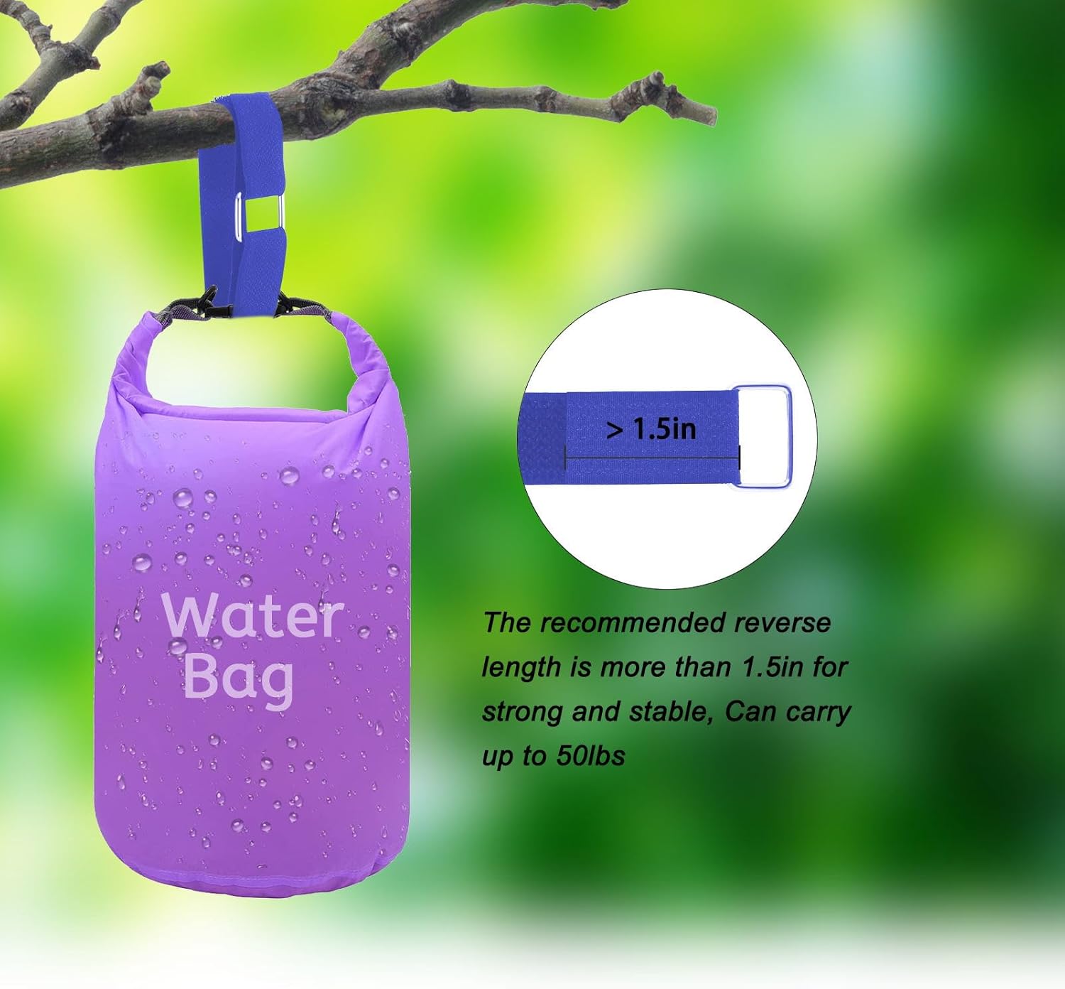 1"x16ft Hook and Loop Straps with 25 Metal Buckles, Adjustable Fastening Cable Straps, Cut-to-Length Cinch Strap, Reusable Nylon Securing Cord Ties for Organizer or Storage, 1 inch Wide,Blue-VerdiqueGarden