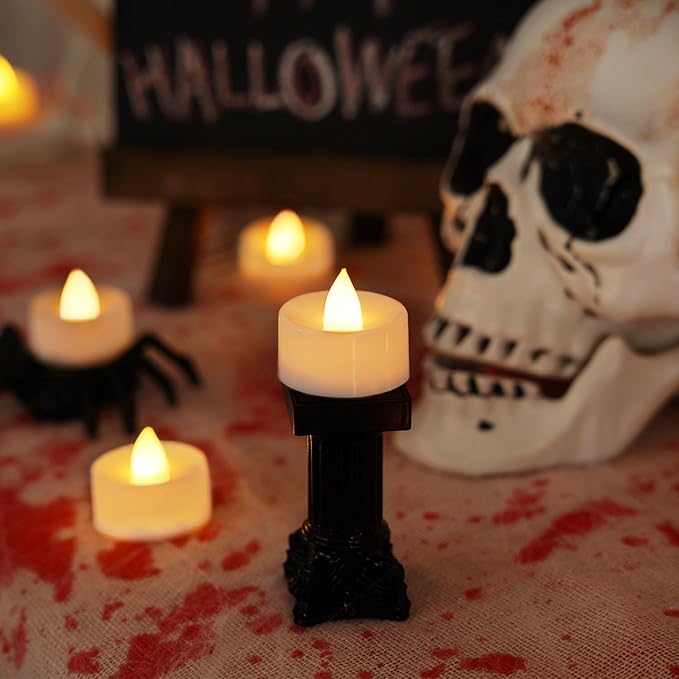 BEICHI Flameless Candles, 50Pack Battery Operated Candles, LED Tea Lights Candles Battery Operated, Flickering Fake Candles for Wedding Halloween Christmas Diwali- Warm White-VerdiqueGarden