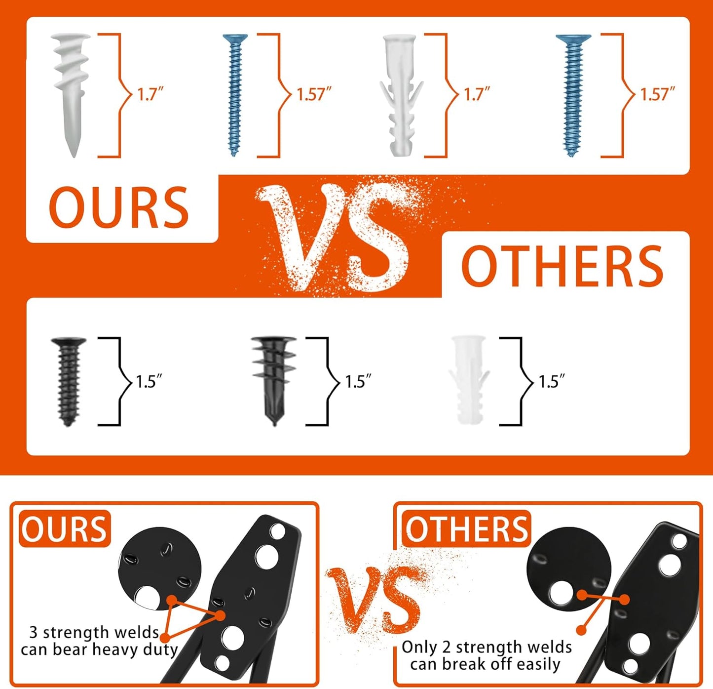 18 Pack Garage Hooks Heavy Duty - Anti-Slip Coating， Garage Storage Hooks for Hanging Bike，Ladder，Garden Tools，Hose-VerdiqueGarden