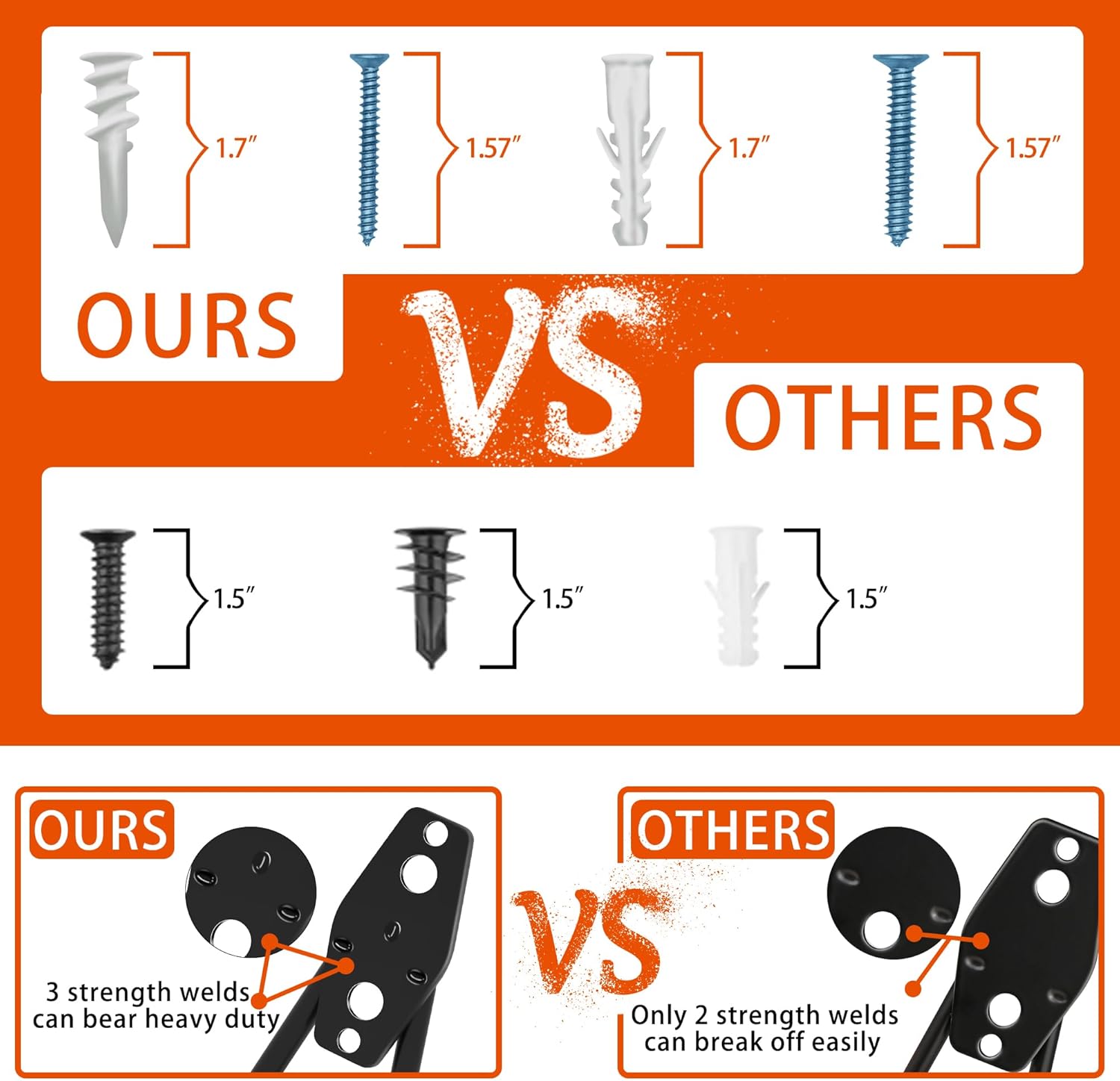 18 Pack Garage Hooks Heavy Duty - Anti-Slip Coating， Garage Storage Hooks for Hanging Bike，Ladder，Garden Tools，Hose-VerdiqueGarden