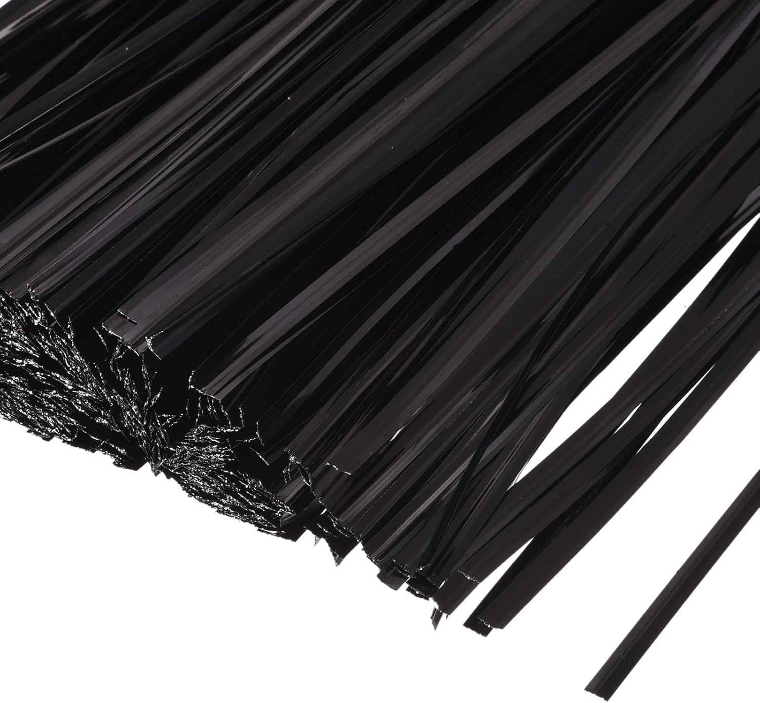 MECCANIXITY Foil Twist Ties 3" 8cm Metallic Plastic Closure Tie for Tying Bread, Candy, Cookies, Gift Bags Arts Crafts Ties Black Pack of 750-VerdiqueGarden