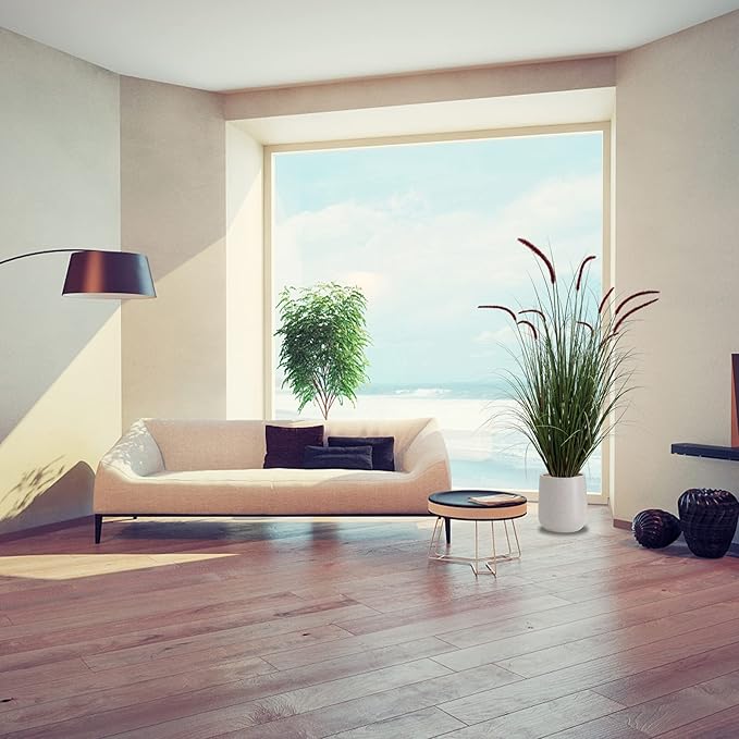 Artificial Plant 47in(2pack) Tall Artificial Grass Plant,Faux Plants Indoor Home Decorative Artificial Plants & Flowers in Pot Fake Plant, House Plant Indoor-VerdiqueGarden