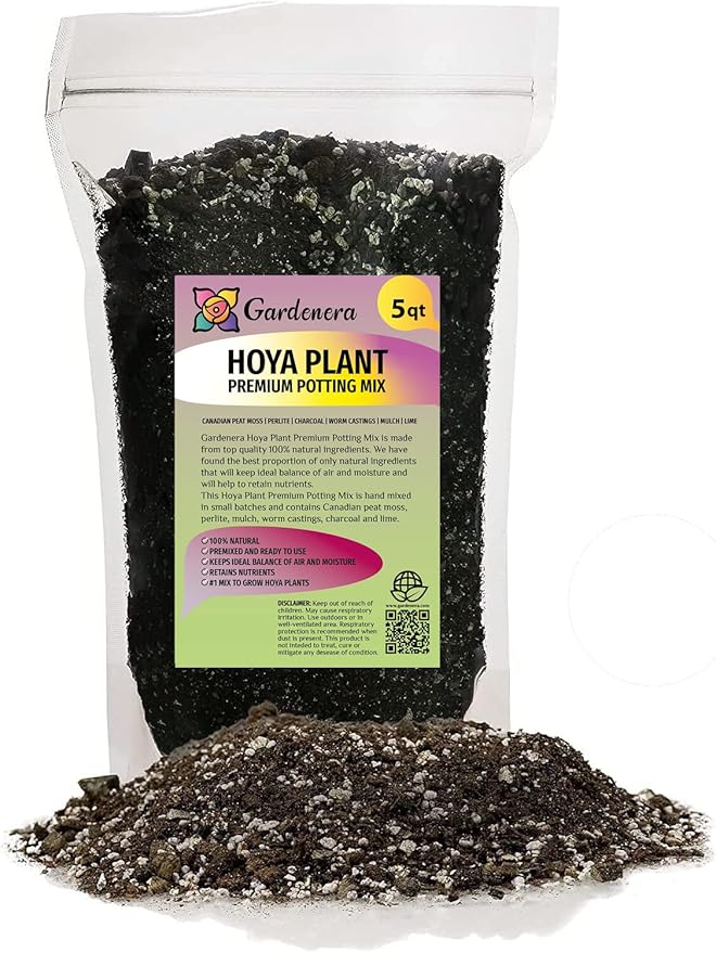 Hoya Plant Premium Potting Mix - 5 Quart - Optimal Balance for Thriving Hoyas: Air, Moisture, and Nutrient Retention-VerdiqueGarden