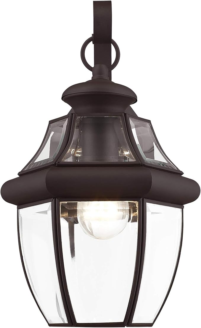 Livex Lighting 2151-03 Outdoor Lighting, 13" x 8.5" x 8.5", White-VerdiqueGarden