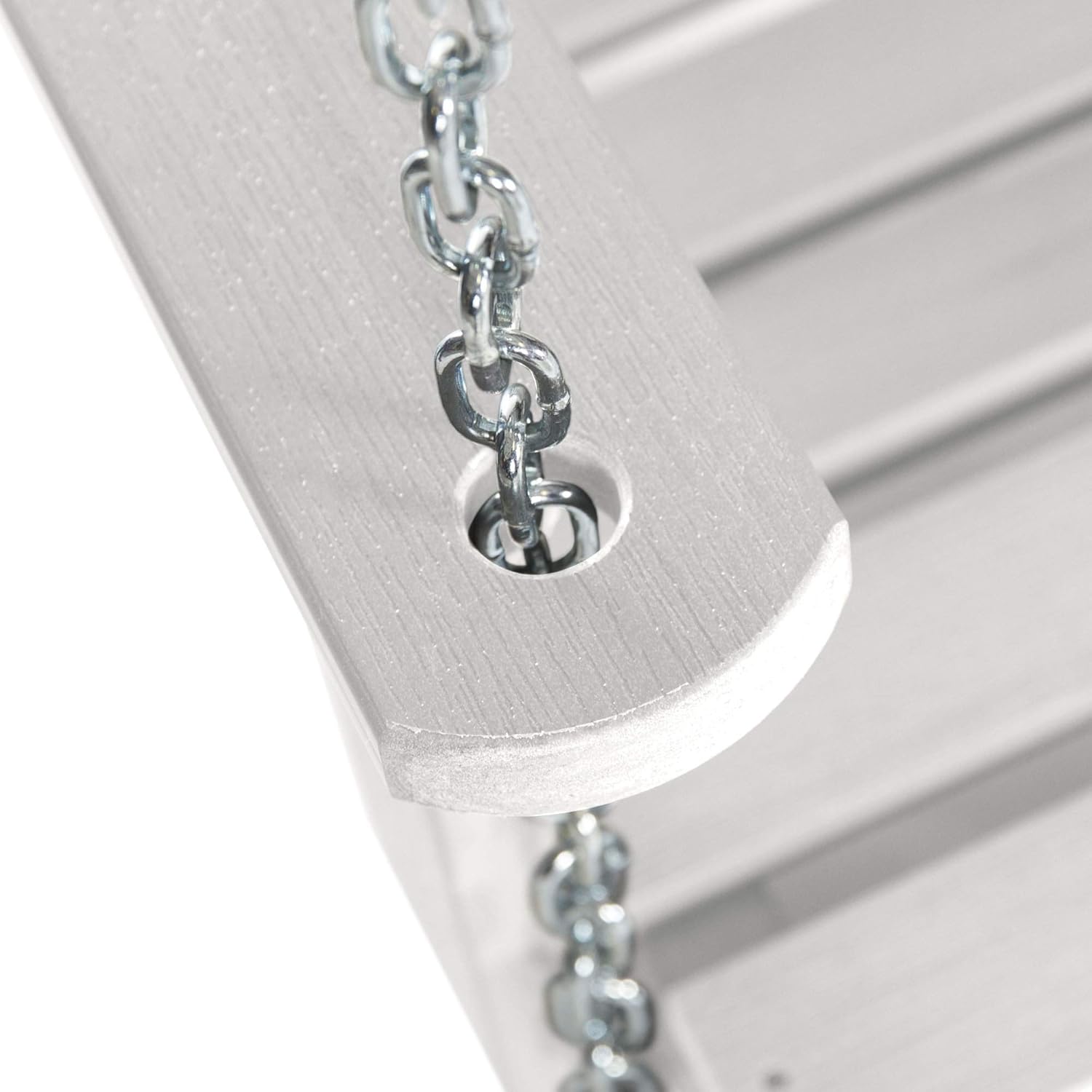 highwood Weatherly Porch Swing 5 Feet, White-VerdiqueGarden