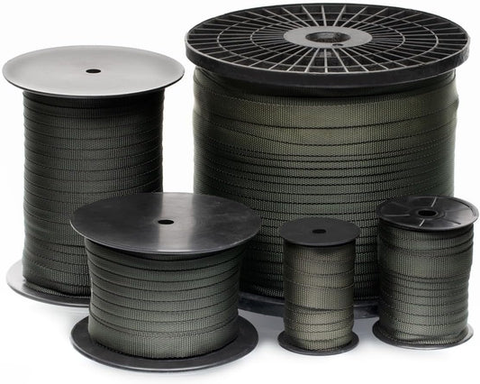 1 Roll 45 Feet Tree Tie Strap for Plant Support, Garden Strap for Outdoor Tree Straightening, Webbing Straps for Staking, 3/4 Inch Width Guying Material, 1500 Lbs Strength (Green) - 45 Feet-VerdiqueGarden