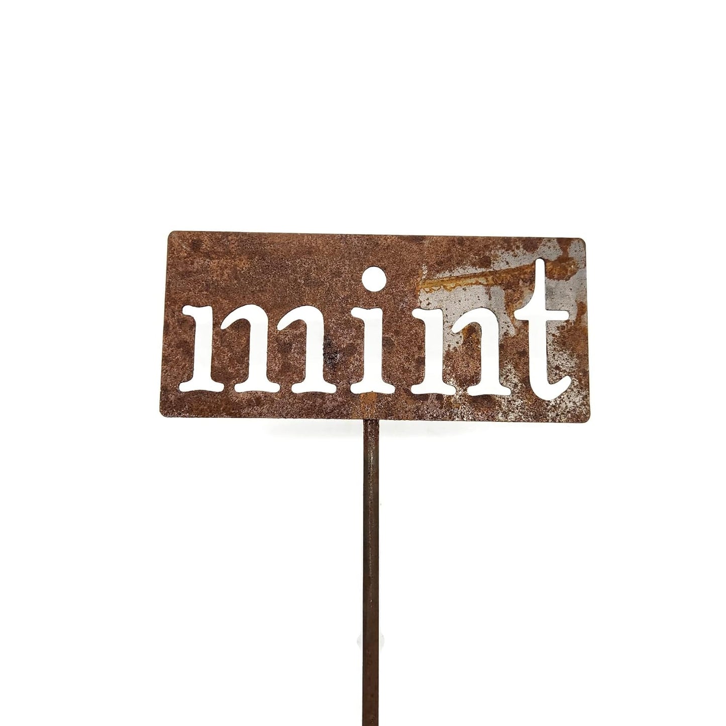 Classic Metal Garden Markers 19 Inches Tall (mint, Naturally Rusted)-VerdiqueGarden