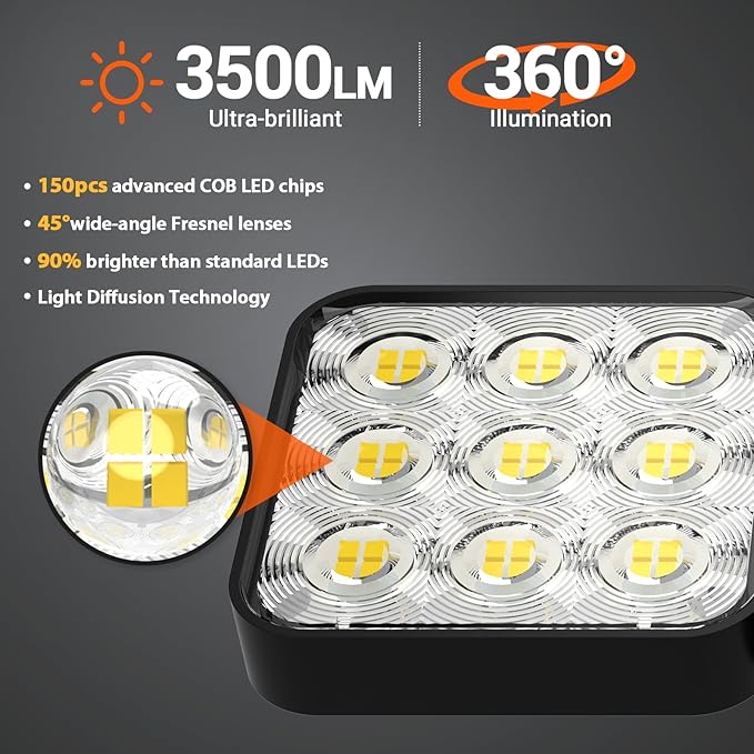 Solar Flood Light Outdoor 4 Pack, 3500LM Super Bright Motion Sensor Outdoor Lights, Solar Lights Outdoors Waterproof, Upgrade Glass Panel, 270° Wide Angle LED Security Spot Light for Outside Yard-VerdiqueGarden