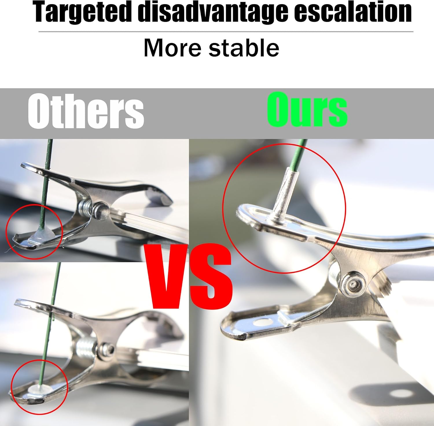 8Packs Fake, 3D Outdoor Simulation, Natural Organic Concept Insert Pole Clip, Gardening Decoration Insert Plaque Yard Ornaments Outdoors-VerdiqueGarden