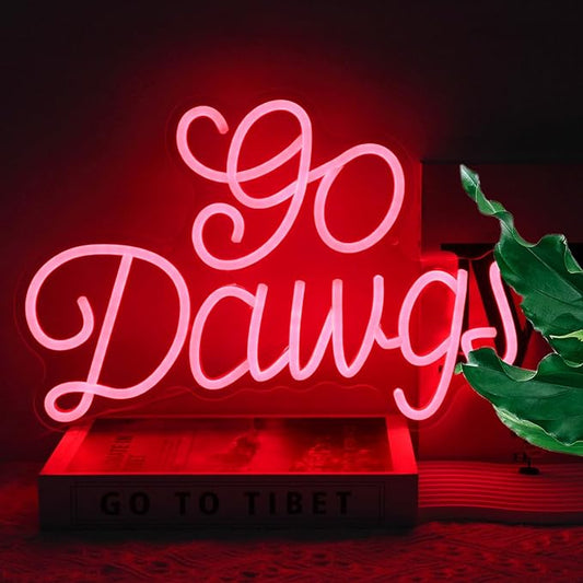 American Football Neon Sign Football Led Neon Light University Fans Rugby Game Neon LED Sign Red Letters Neon Light Up Sign for Bedroom Game Room Man Cave Party Decor Football Fans Gifts-VerdiqueGarden