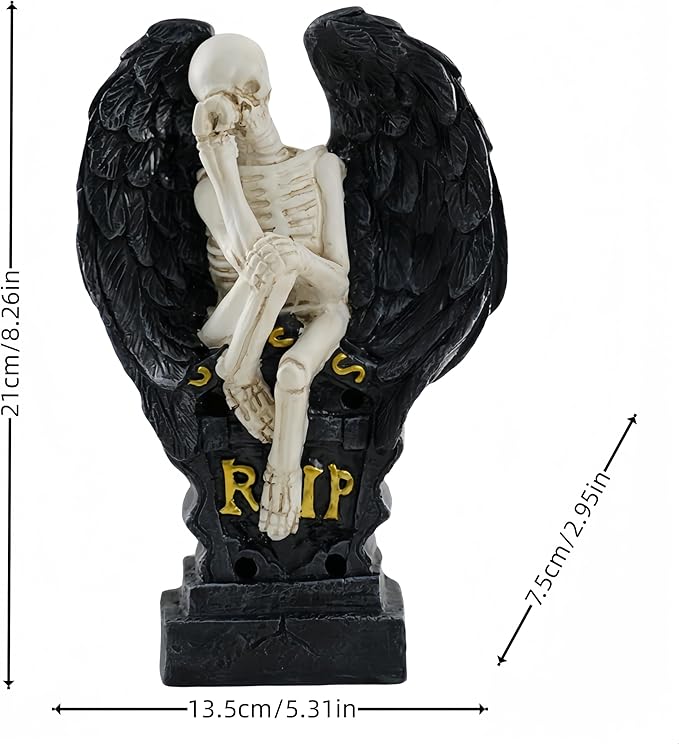 Halloween Decoration Solar Garden Statue Skeleton Spooky Hands Mummy Pumpkin Outdoor Figurines Lighted Lawn Yard Patio Porch Ornament Gift-VerdiqueGarden