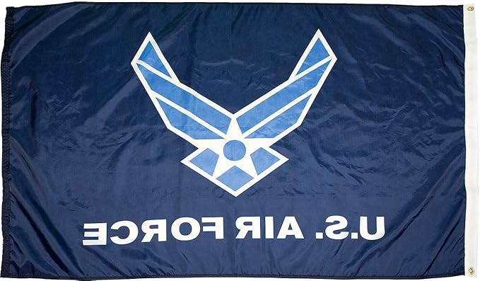 FlagSource Air Force Wings Nylon Military Flag, Made in USA, 3x5'-VerdiqueGarden