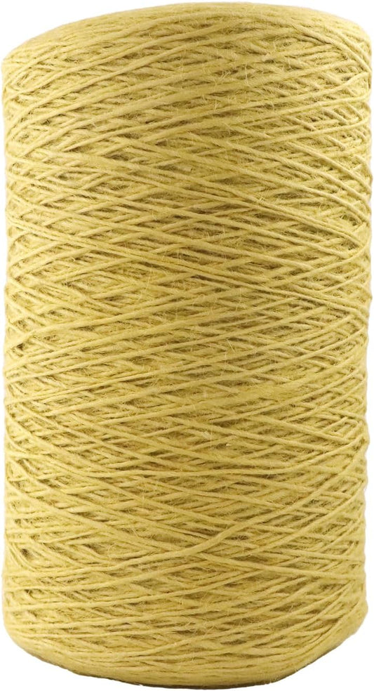1mm x 1500 Feet Yellow Jute Rope, Twine for Gardening Tomato Climbing Plant Tie Floristry Crafts Gift Wrapping Packing Decor-VerdiqueGarden