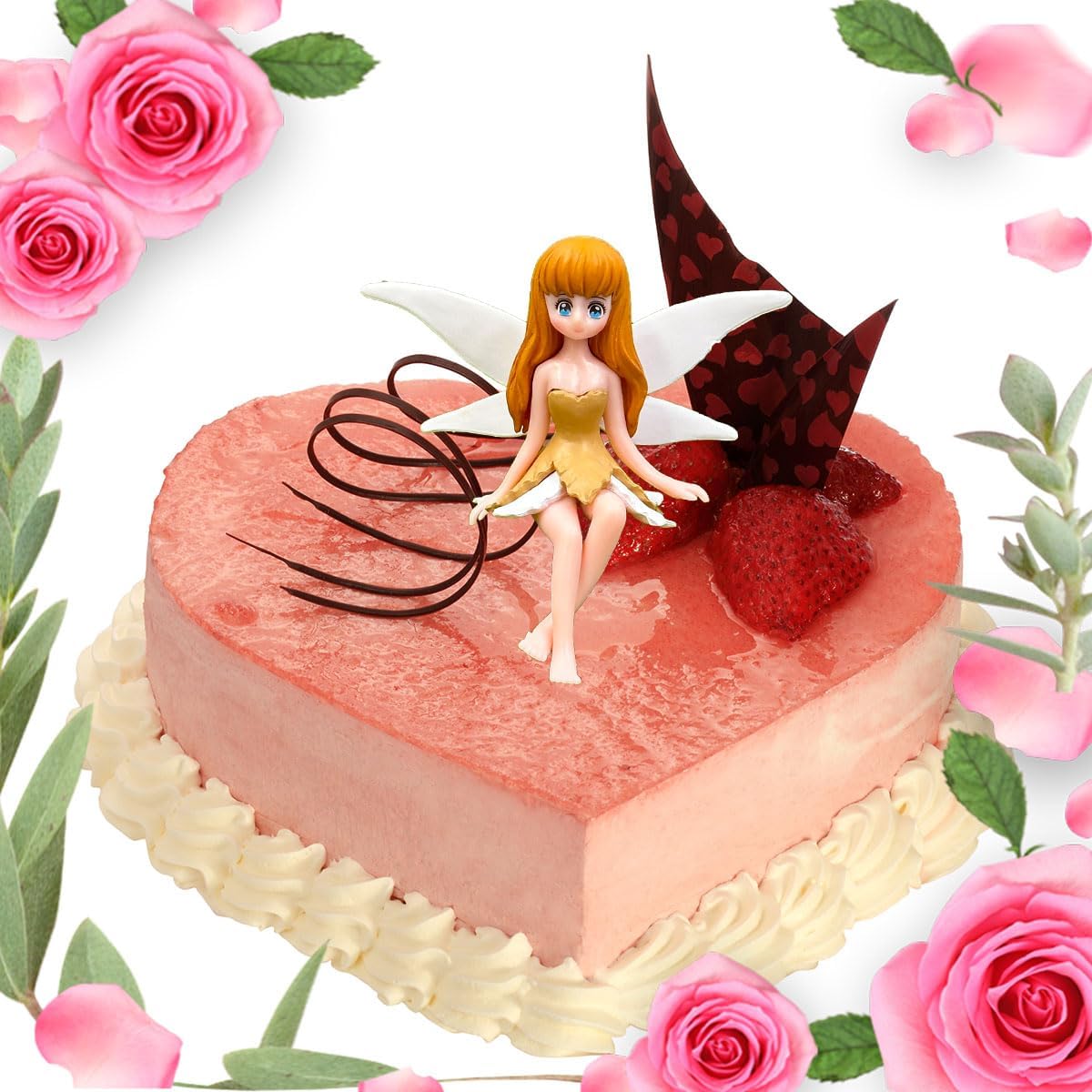 Suartus Miniature Fairy Figurines - 4Pcs Small Flower Fairies Ornaments Resin Mini Fairy Figurines Tiny Elf for DIY Fairy Garden Flower Pot Bonsai Micro Landscapes Craft Decoration Accessories-VerdiqueGarden