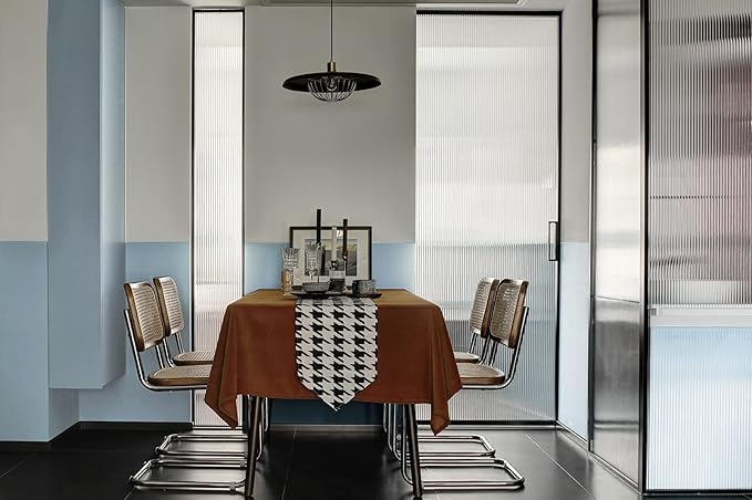 Dimoon 118''x17.7'' Blue Peel and Stick Wallpaper Contact Paper Modern Self Adhesive Wall Paper Removable Renter Friendly Textured Solid Color Shelf Cabinet Vinyl Roll (118''x17.7'',Light Blue)-VerdiqueGarden